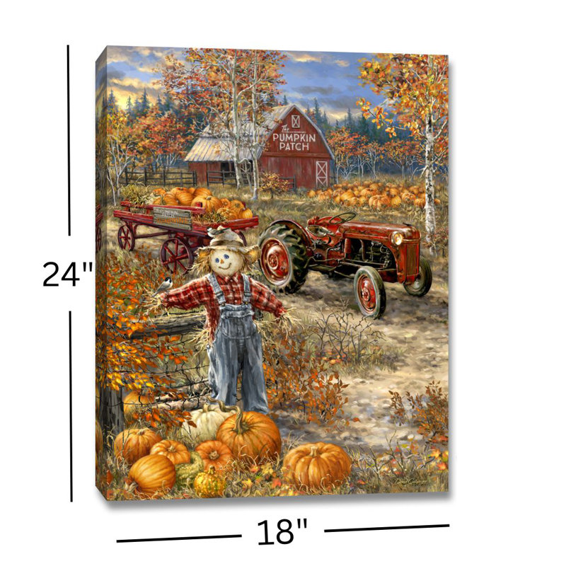 The Pumpkin Patch 18x24 Fully Illuminated ColorChange LED Print