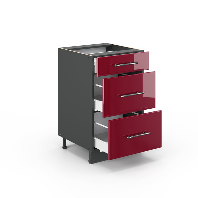 Billingslee 221 + front white HGL (42), Bordeaux/Anthracite