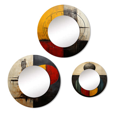 Greenhorn Metal Round Mirror