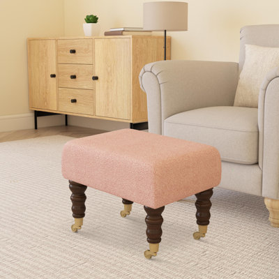 Autryville Wood Caster Leg - Fabric