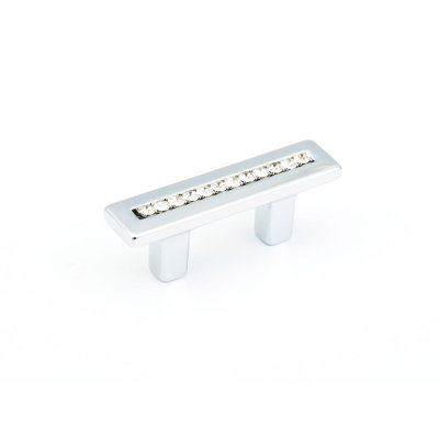 Schaub Skyevale Cabinet Pull w/ Crystals 1-1/4" Centre to Centre