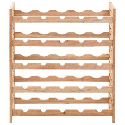 25 Bottle Wall Mounted Wine Bottle Rack in Beige