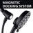 8-Setting Handheld Shower Head, 5 Inch Face, Magnetic Docking System, 72 Inch Stainless Steel Hose-123283468