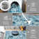 Abstract Machine Washable Rug with Rubber Backing for Living Room Modern Non-Slip Dining Room Rug Easy-Cleaning Colorful Floor Carpet for Bedroom Hallway Kitchen