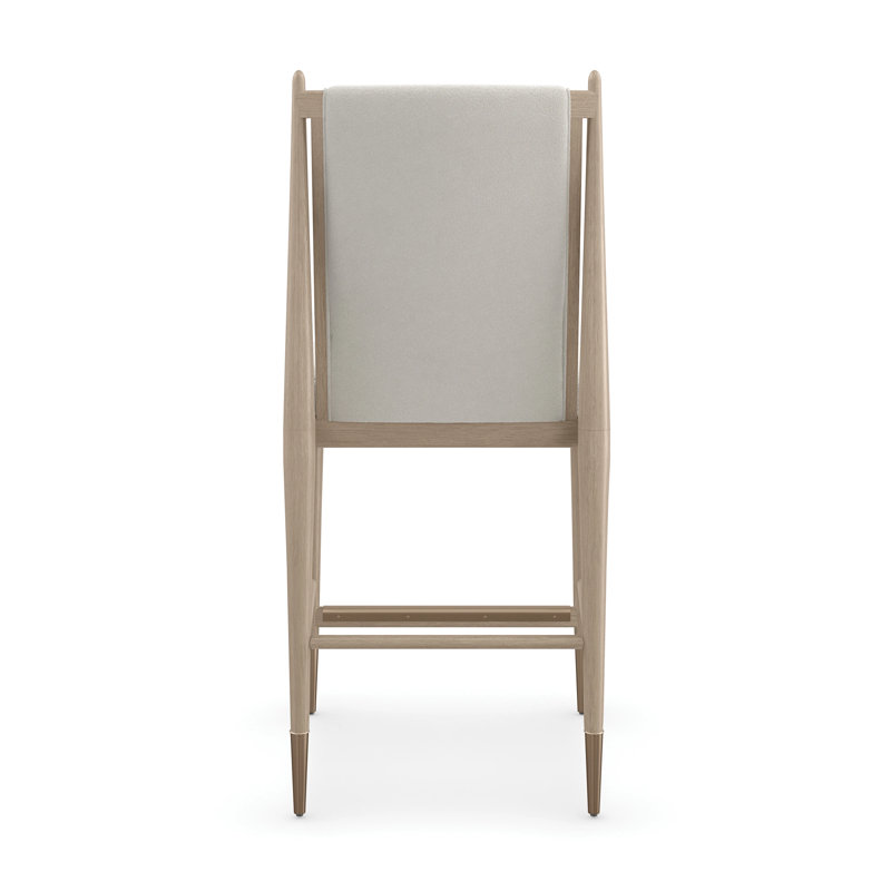 Modern Principles Light Counter Stool, Sun Drenched Oak/Lucent Bronze Metallic, Counter Stool (25" Seat Height)
