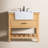 Pelaghia 36'' Single Bathroom Vanity with Marble Top-57367888