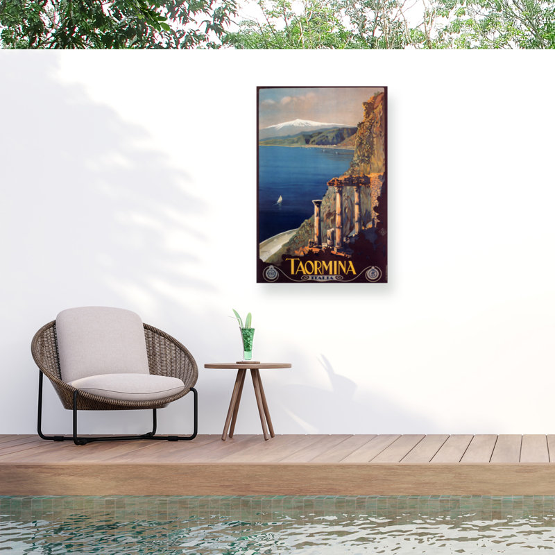 Affiche Marcus Jules Taormina, toile extérieure, H 12 po x l 19 po