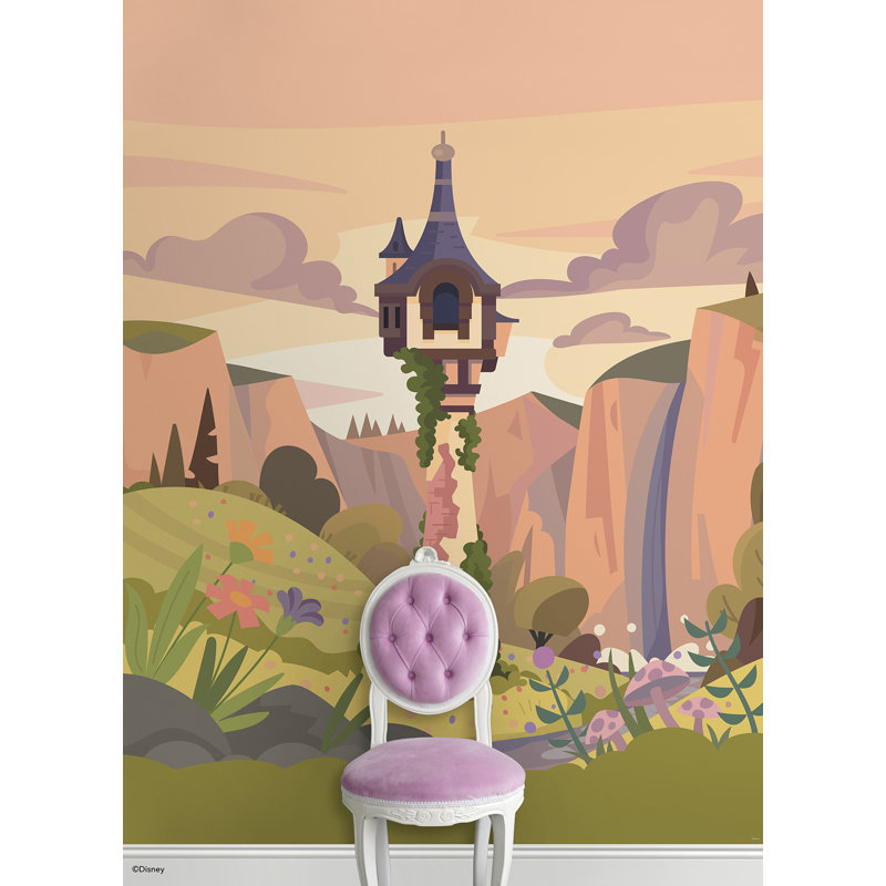 Murale pelez et collez Disney Princess Raiponce