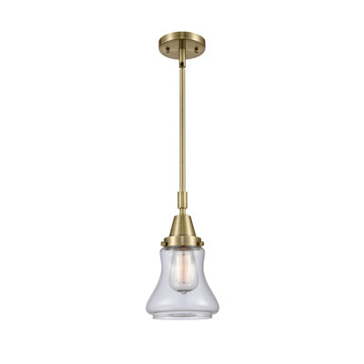 Luminaire suspendu en forme de cloche à 1 lumière Cahuilla
