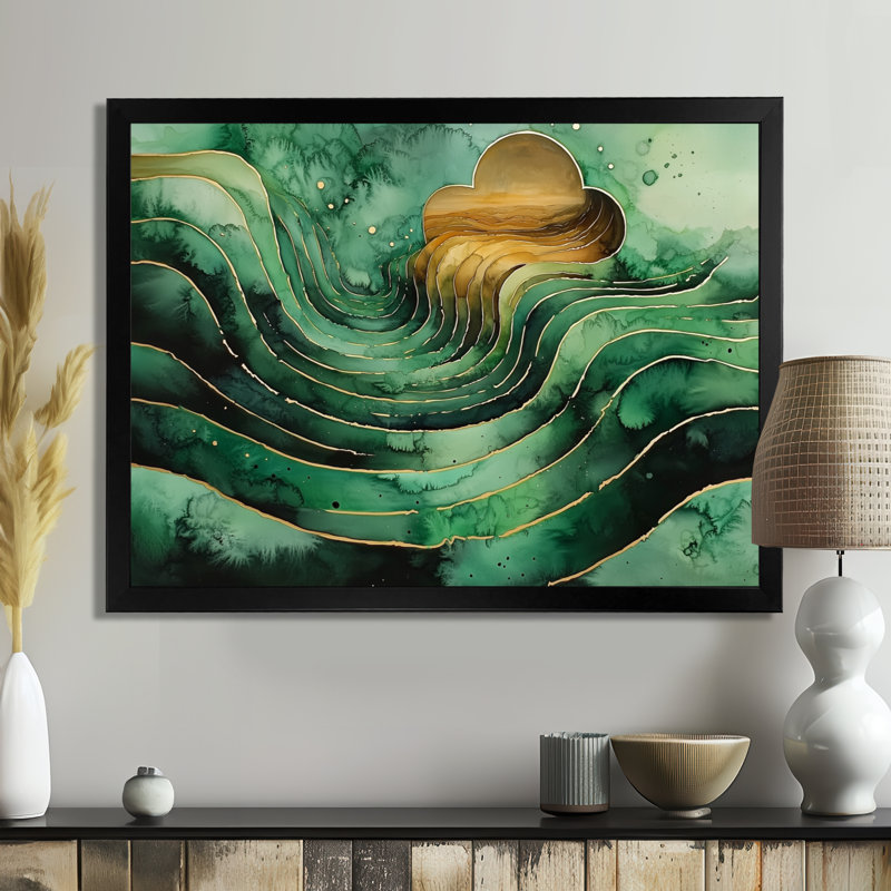 Wessels Emerald, Reproduction encadrée d'une seule photo, Noir, noir, noir, noir, H 16 po x l 32 po