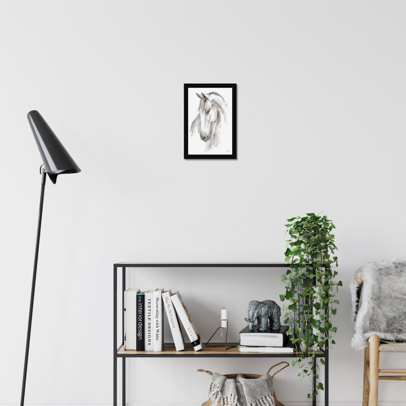 Equine Study II by Ethan Harper - Print, Black Framed Paper Print, 34cm H x 24cm W