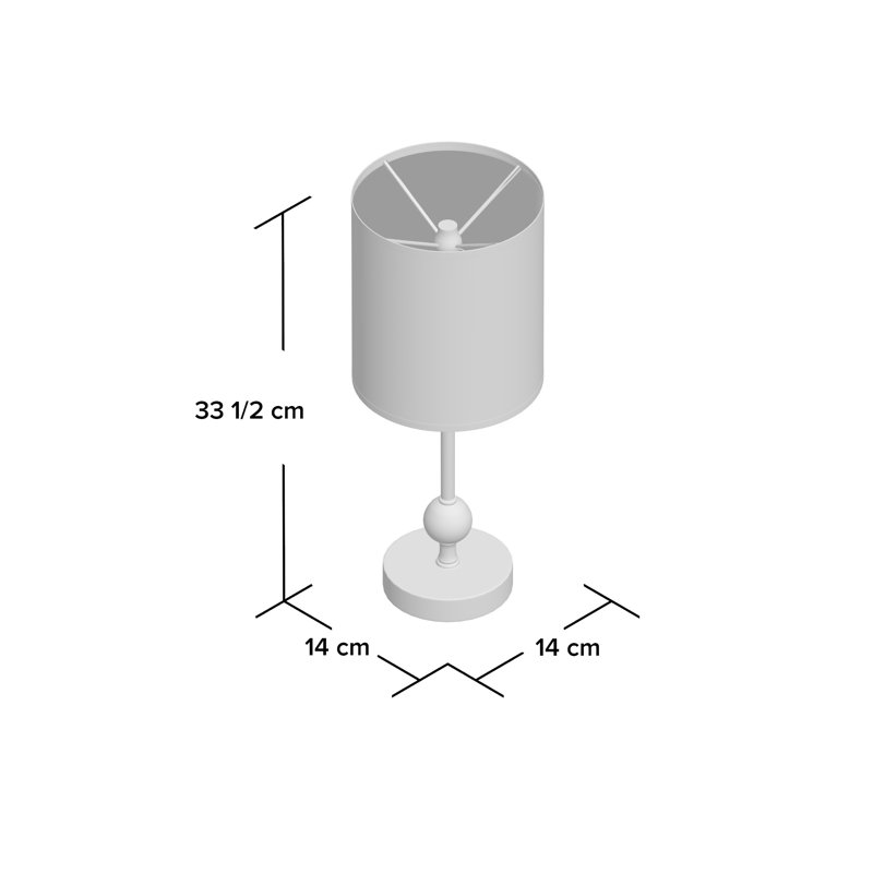 Table Lamp, Purple