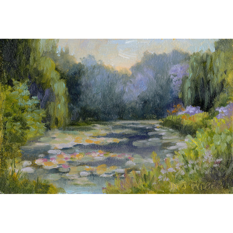 Monets Garden I by Mary Jean Weber - Wrapped Canvas Print, 61cm H x 91cm W x 3.8cm D