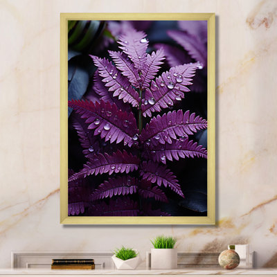 Aurthur " Prupel Ferns Amethyst Shadows "