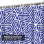 Rideau de douche à motif géométrique blanc avec 12 crochets Blue Line-2034371937
