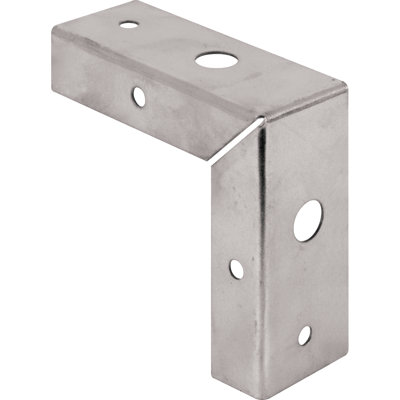 Support de réparation de coin pliable en acier estampé de 1-3 / 8 po (paquet de 2)
