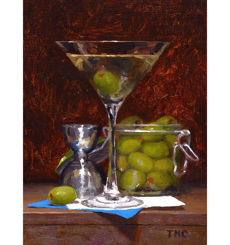 «Lark Manor ™, Casey, Todd M., reproduction d'art sur toile tendue: Dirty Martini, H 36 po x l 28 po