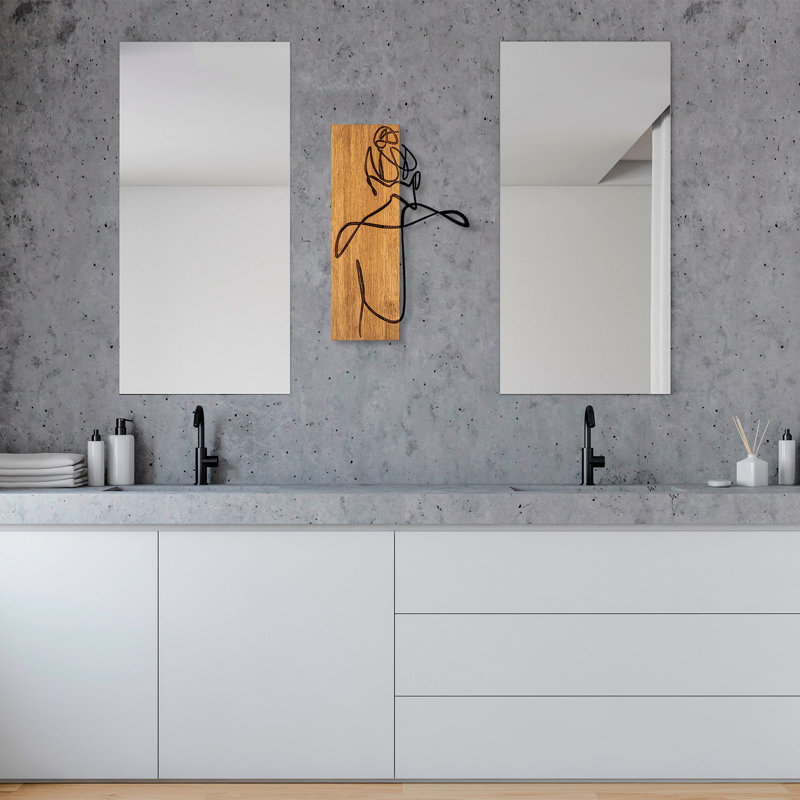 Accessoire mural décoratif en bois