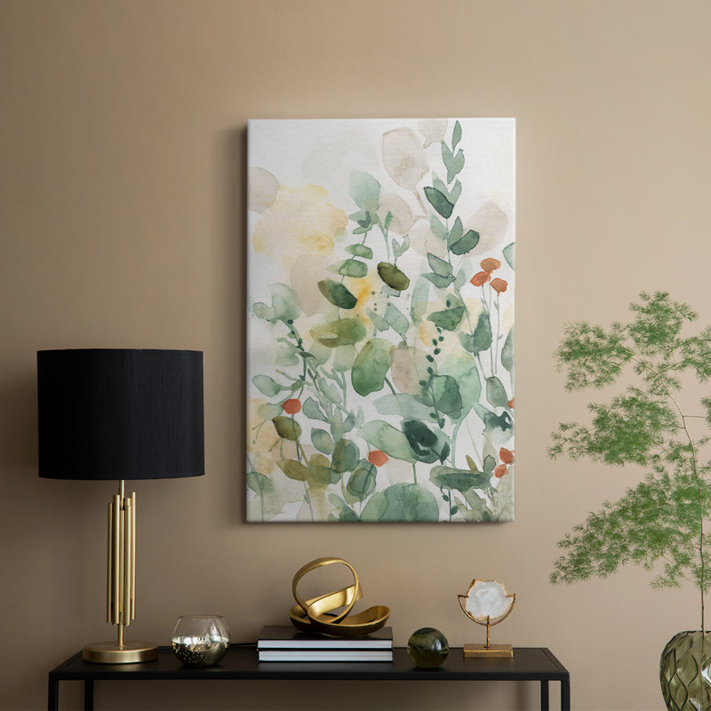 Chant des fleurs sauvages I - Cavas enveloppés de galerie, H 60 po x l 40 po