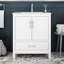 Meuble-lavabo 36 po sans comptoir au fini blanc (prêt à assembler)-135825306