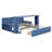 Full Size Daybed With Removable Desk, Storage Drawers & Hydraulic Side Table, Wooden Daybed Sofa Bed, 4-In-1 Multifunctional Design-485101639