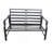 Loveseat And  Table Schwarz B