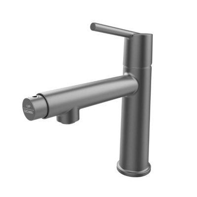 Single Handle Zinc Bathroom Sink Faucet
