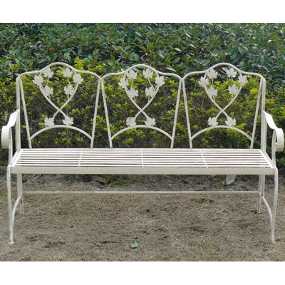 Puga Metal Outdoor Bench