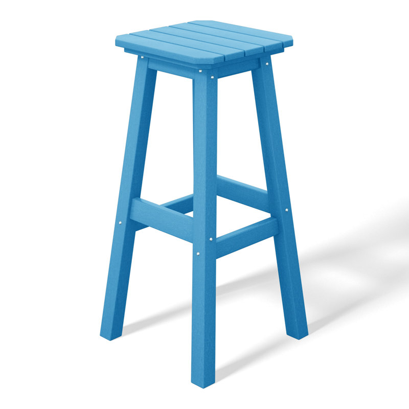 Laguna Outdoor Stool, Blue