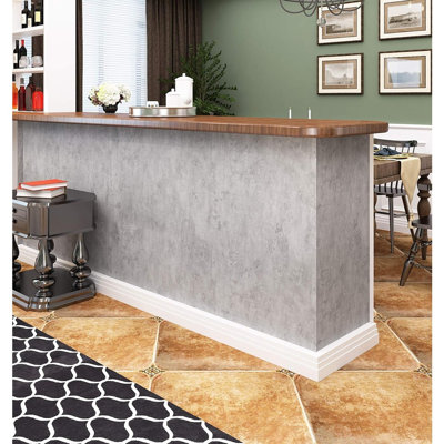 Grey Concrete Wallpaper Peel And Stick, Textured Gray Cement Contact Paper For Countertops, Kitchen, Bathroom Walls, Table And Desk Wrap, Waterproof Industrial Vinyl Wall Paper For Home Decor And Furniture