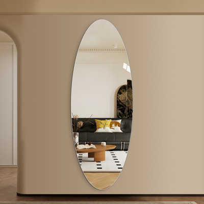 Modern Oval Full Length Wall Mirro