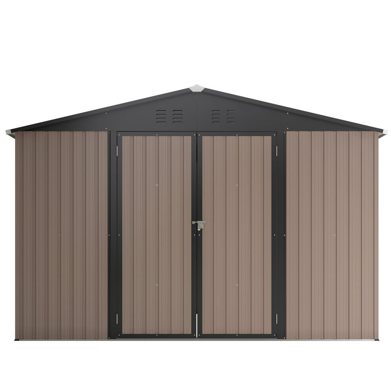 Remise de rangement en métal 10 pi x 10 pi