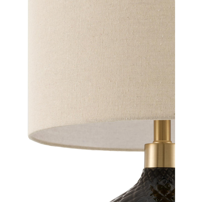 Lampe de table Delfora, Noir