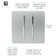 Intermediate Wall Mounted Light Switch