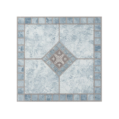 Portfolio 12" x 12" 2.0mm Vinyl Tile - Blue Diamond