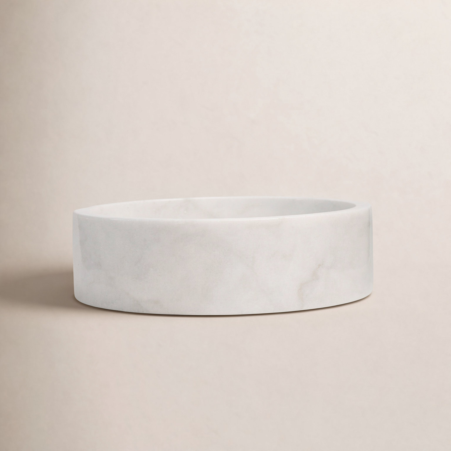 Ordu Round Stone Vessel Bathroom Sink