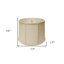 Abat-jour tambour en lin blanc-759388835-759388838