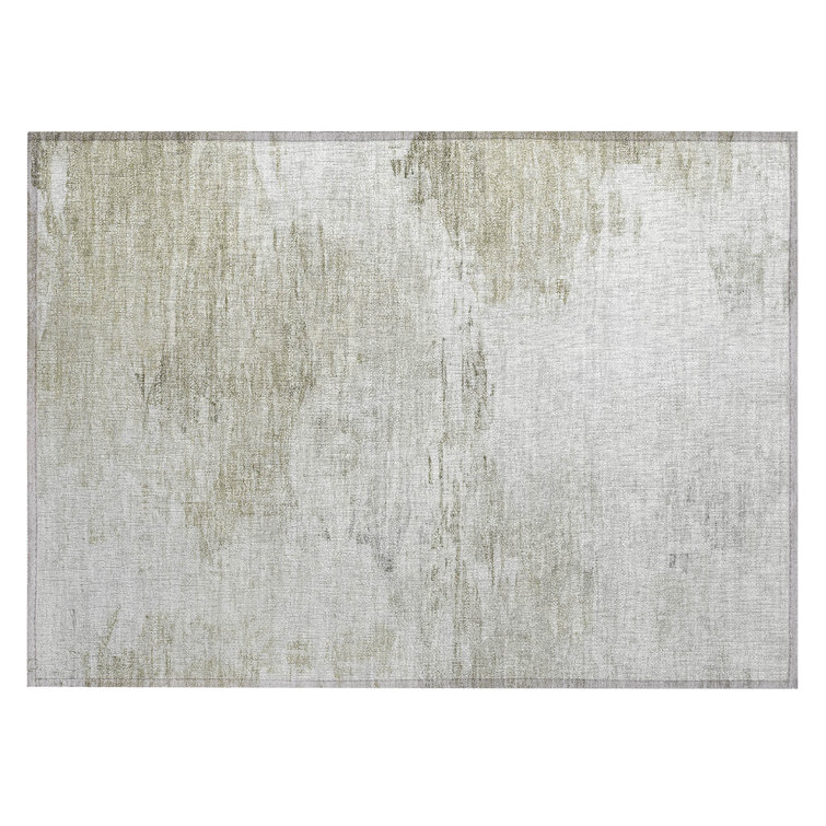 Khloei Washable Abstract Indoor / Outdoor Rug