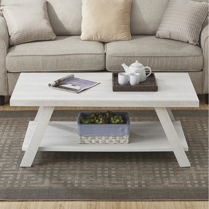 Table basse Contemporary, Blanc, Blanc