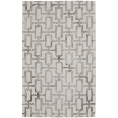 Marengo moderne géométrique, ivoire / taupe