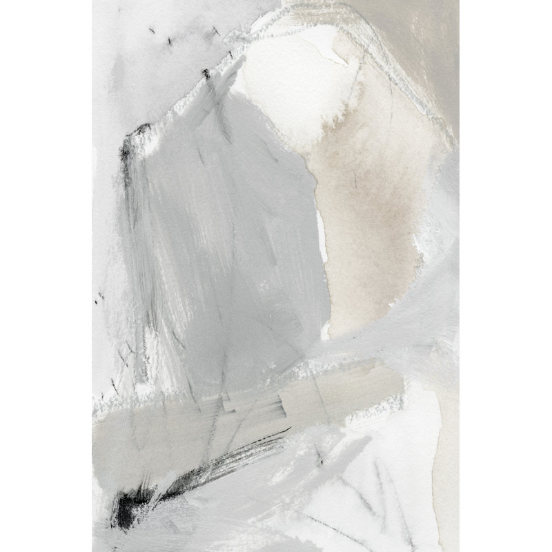 Neutral Triad I - Wrapped Canvas Painting, 122cm H x 81cm W x 3.8cm D