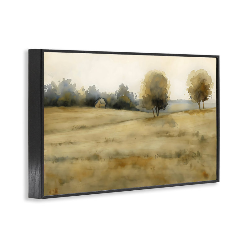 «Solitude Fields Landscape», estampe numérique, design par LSR Creative Studio, H 12 po x l 18 po