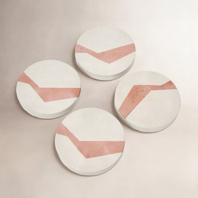 Devi Stone Round Coaster Set