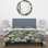 Mod Botanical Delight - Midcentury Duvet Cover Set - Microfiber Polyester