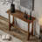 Retro simple rectangular console table-145082351