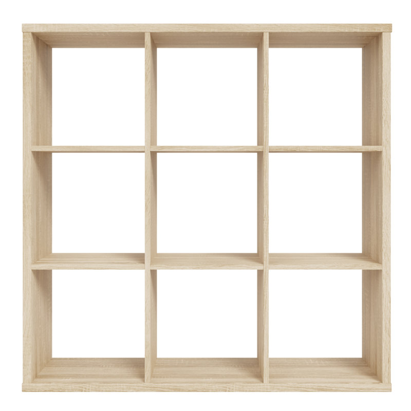 107.3cm H x 107.2cm W Standard Bookcase, Sonoma Oak