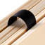 Bunkie Board, Cal King 69,7 x 81,9 po, planche de lit pliable sous matelas avec sangles en nylon, contreplaqué, bords arrondis, conception anti-affaissement pour les cadres en métal, les canapés-lits, les plateformes et les lits superposés-142648092