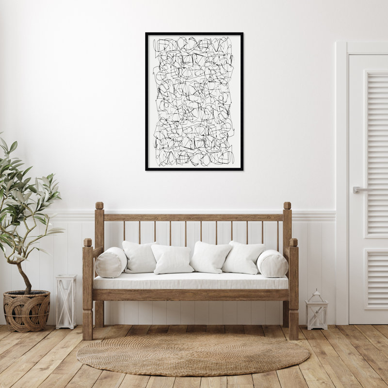 Aldred " Circuitry " by Dan Hobday, 41" H X 29" W, Black