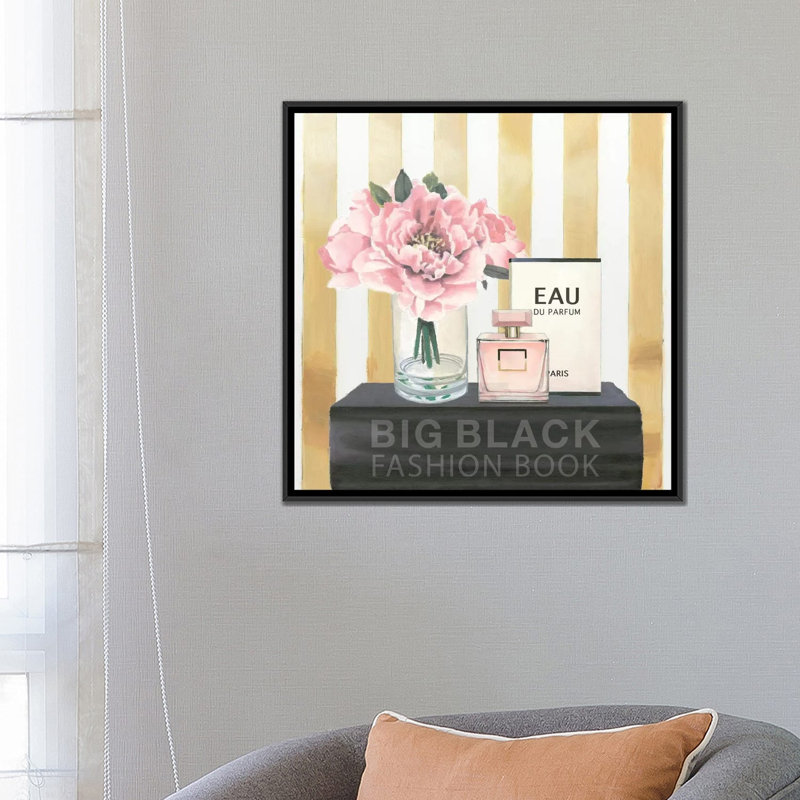 « forever i », reproduction d’impression sur toile, H 26 po x l 26 po x P 1,5 po, Toile avec cadre noir, Pas de tapis