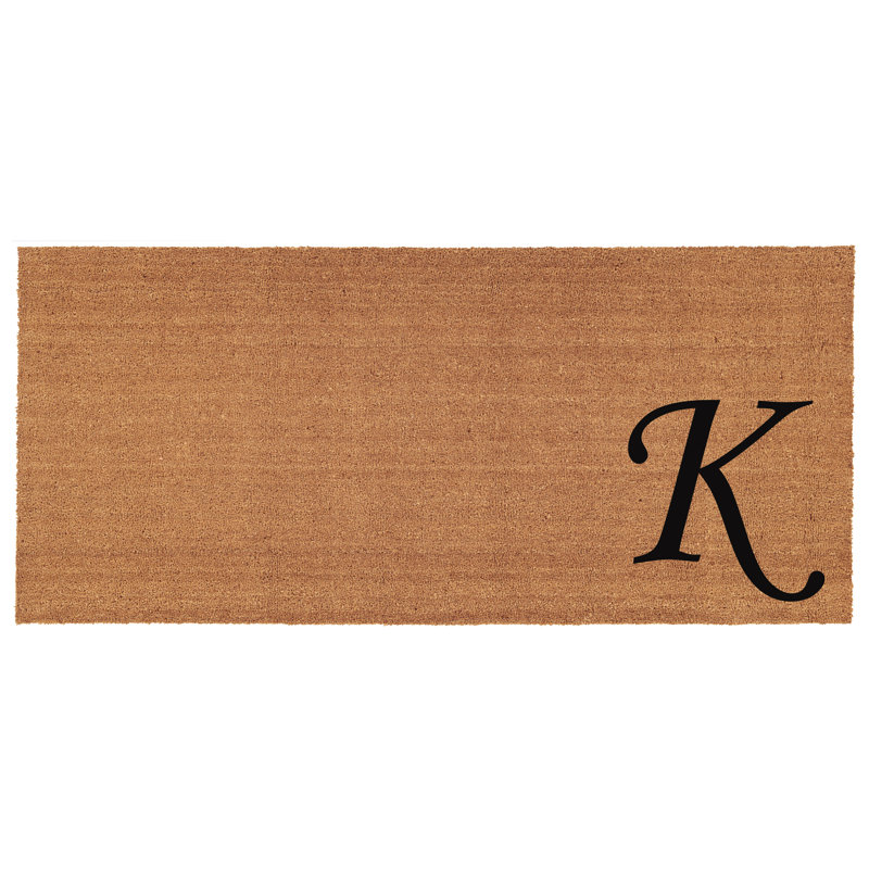 Tapis d'entrée antidérapant Zebrowski, K, Rectangle 2 pi x 4 pi